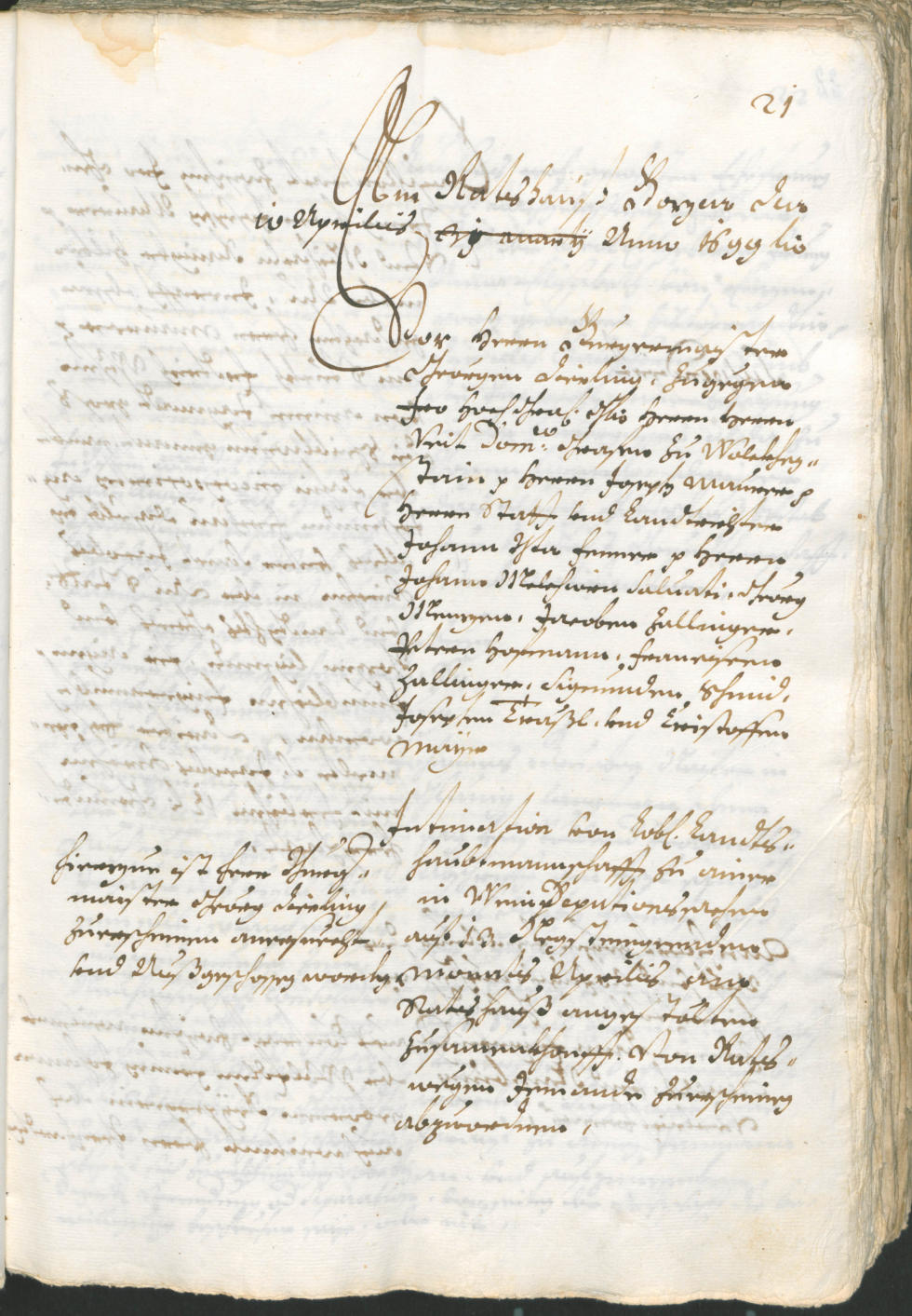 Civic Archives of Bozen-Bolzano - BOhisto Ratsprotokoll 1699/1702 