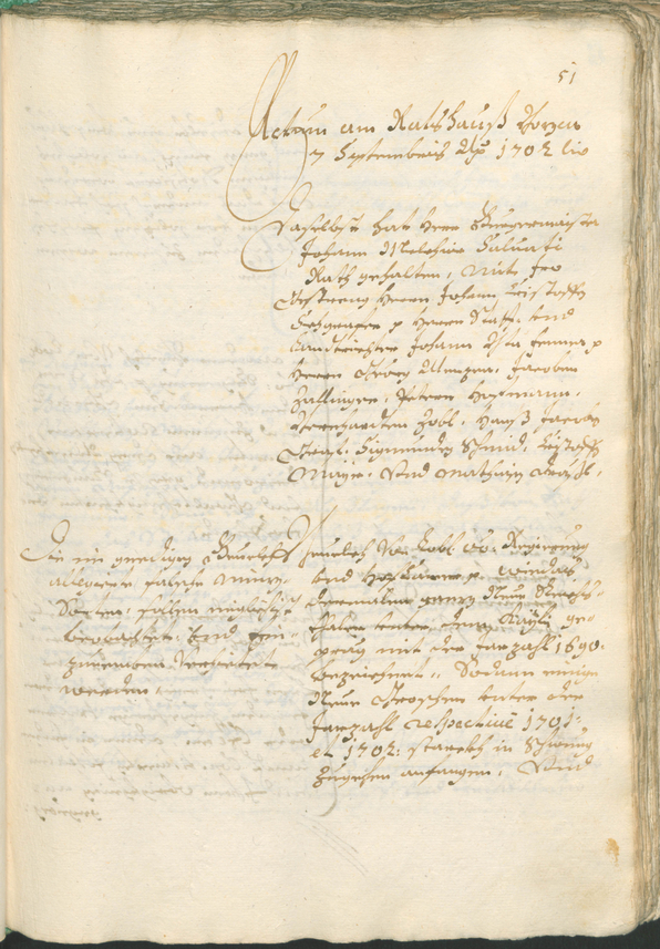 Civic Archives of Bozen-Bolzano - BOhisto Ratsprotokoll 1702/05 