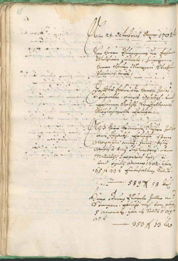 Archivio Storico della Città di Bolzano - BOhisto protocollo consiliare 1702/05 