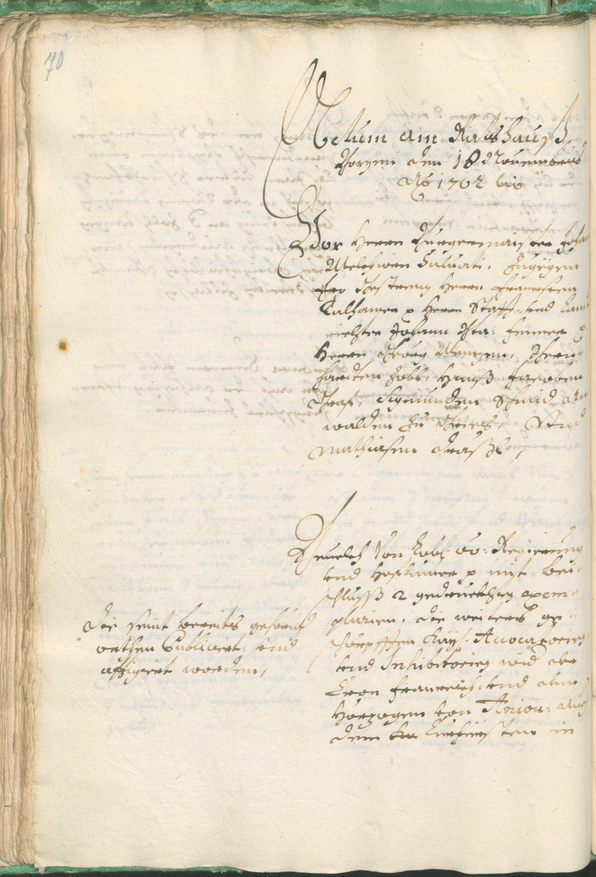 Civic Archives of Bozen-Bolzano - BOhisto Ratsprotokoll 1702/05 