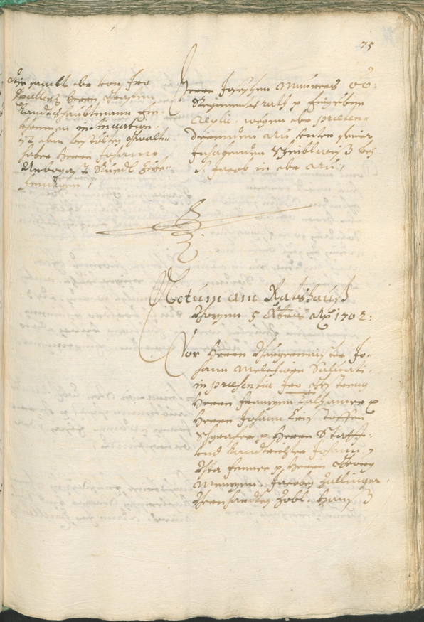 Civic Archives of Bozen-Bolzano - BOhisto Ratsprotokoll 1702/05 