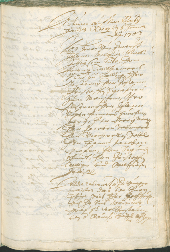 Civic Archives of Bozen-Bolzano - BOhisto Ratsprotokoll 1702/05 