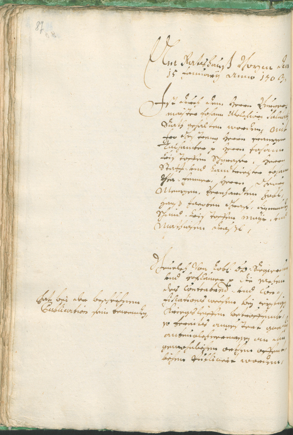 Civic Archives of Bozen-Bolzano - BOhisto Ratsprotokoll 1702/05 