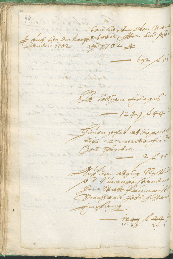 Civic Archives of Bozen-Bolzano - BOhisto Ratsprotokoll 1702/05 