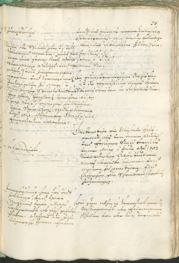 Civic Archives of Bozen-Bolzano - BOhisto Ratsprotokoll 1702/05 