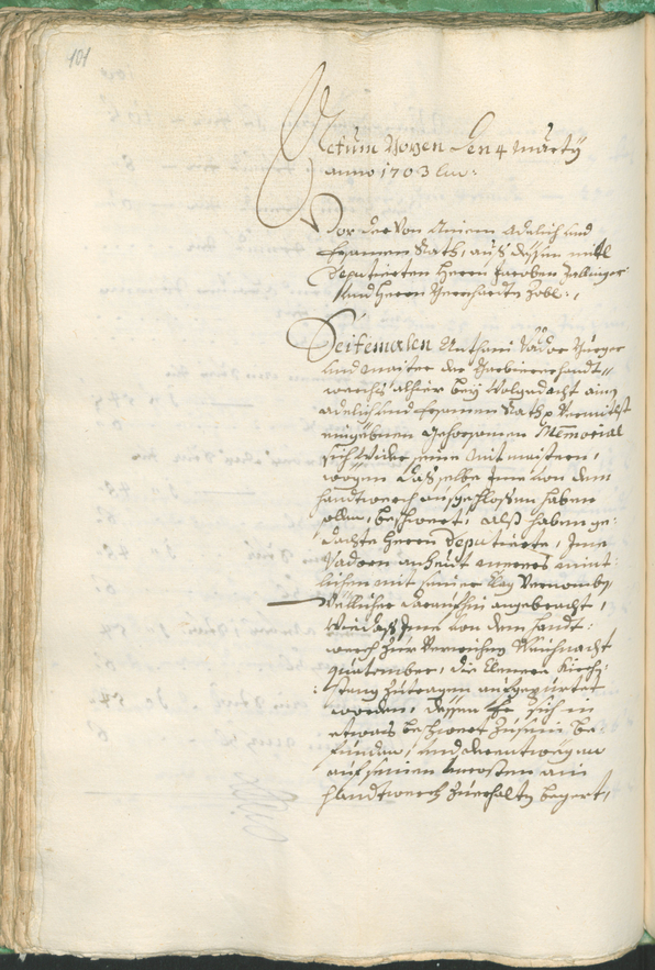 Civic Archives of Bozen-Bolzano - BOhisto Ratsprotokoll 1702/05 