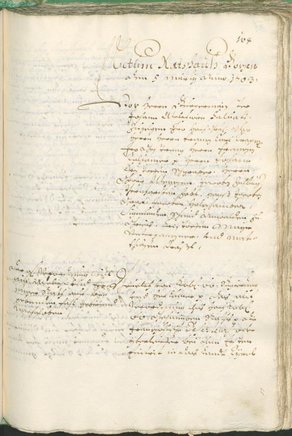 Civic Archives of Bozen-Bolzano - BOhisto Ratsprotokoll 1702/05 