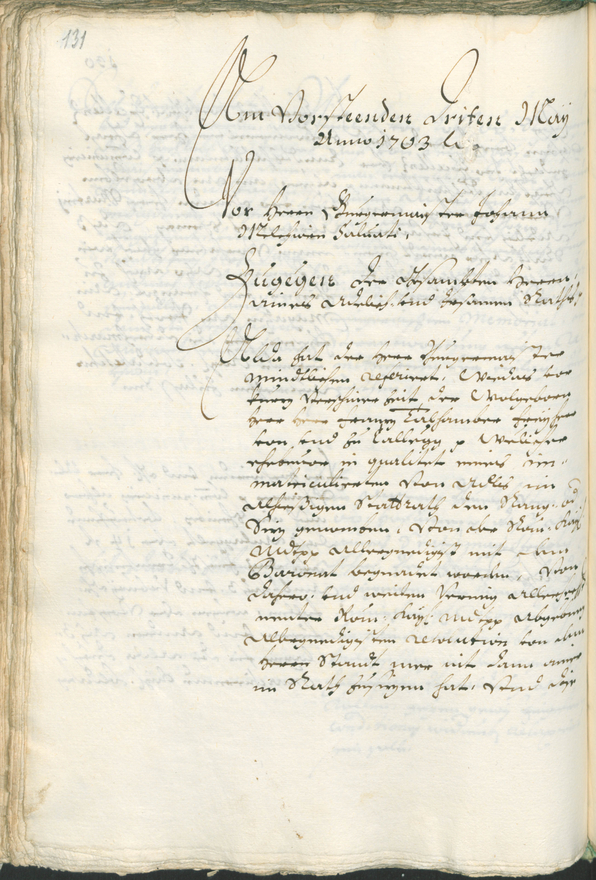 Civic Archives of Bozen-Bolzano - BOhisto Ratsprotokoll 1702/05 