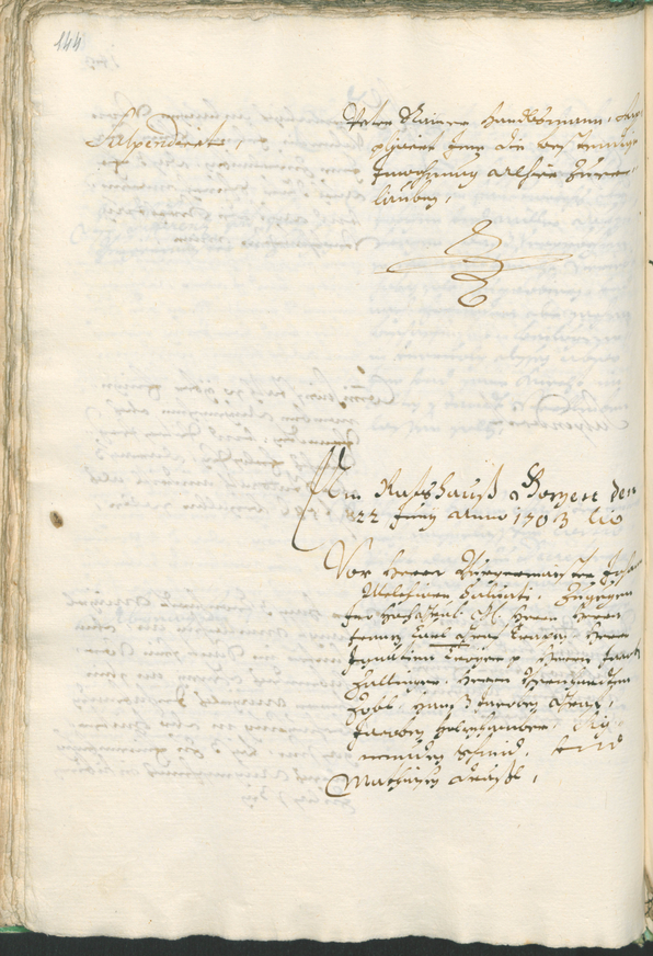 Civic Archives of Bozen-Bolzano - BOhisto Ratsprotokoll 1702/05 