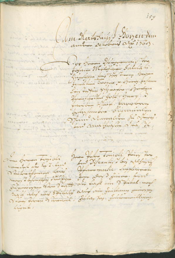 Archivio Storico della Città di Bolzano - BOhisto protocollo consiliare 1702/05 