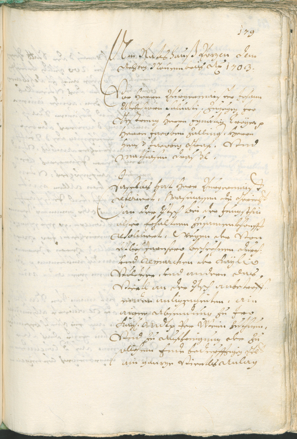 Civic Archives of Bozen-Bolzano - BOhisto Ratsprotokoll 1702/05 