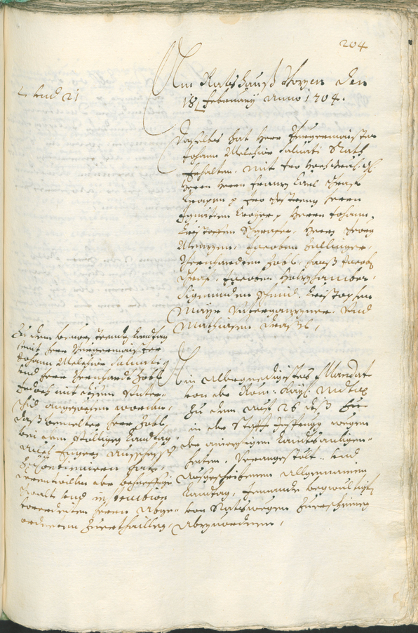 Civic Archives of Bozen-Bolzano - BOhisto Ratsprotokoll 1702/05 