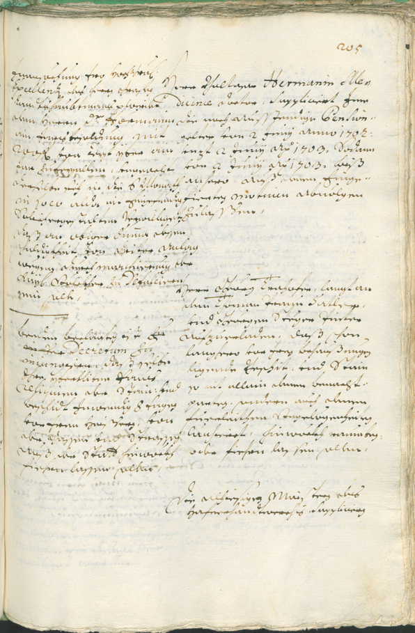 Civic Archives of Bozen-Bolzano - BOhisto Ratsprotokoll 1702/05 