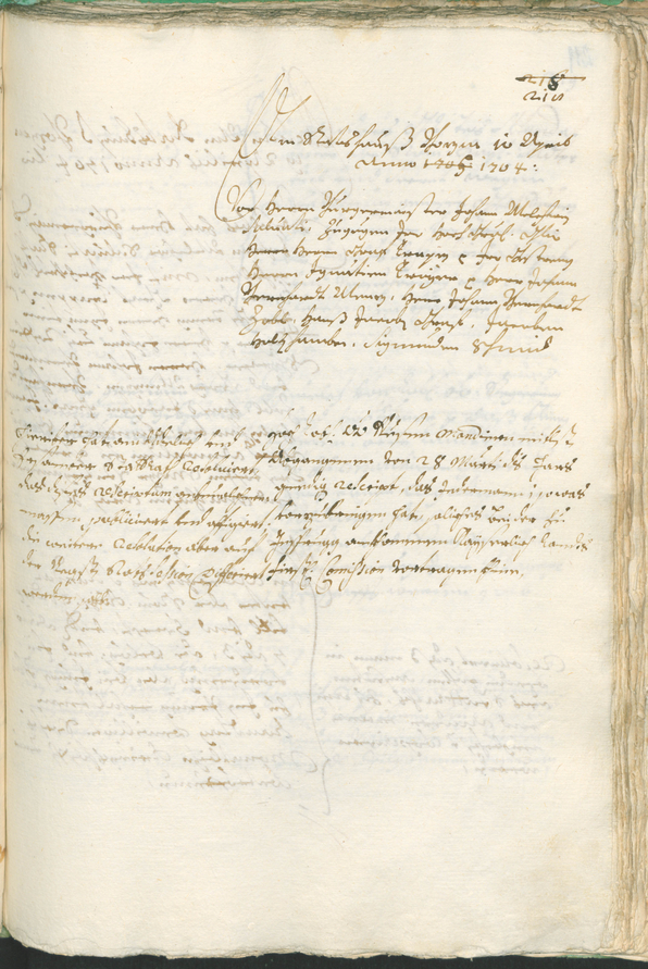 Civic Archives of Bozen-Bolzano - BOhisto Ratsprotokoll 1702/05 