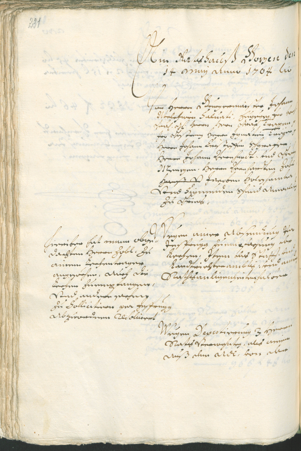 Civic Archives of Bozen-Bolzano - BOhisto Ratsprotokoll 1702/05 