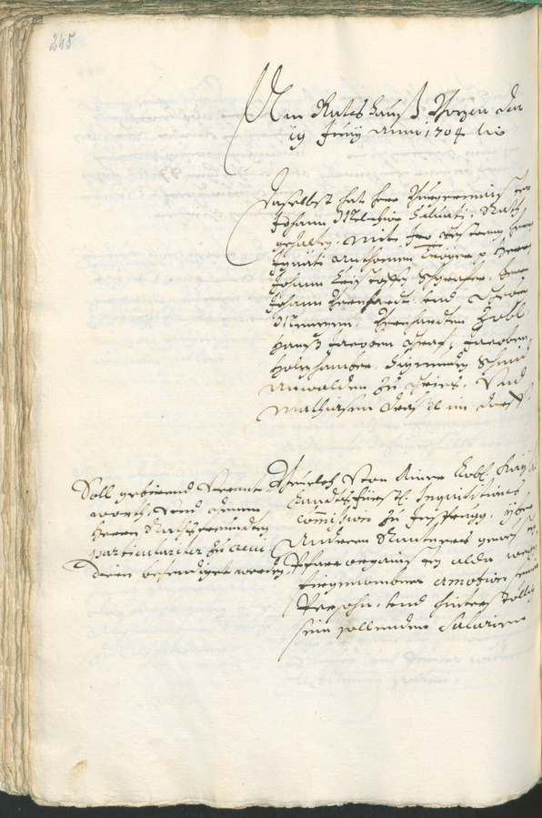 Civic Archives of Bozen-Bolzano - BOhisto Ratsprotokoll 1702/05 