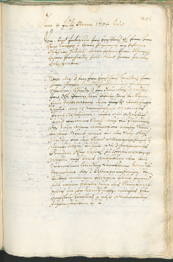 Civic Archives of Bozen-Bolzano - BOhisto Ratsprotokoll 1702/05 