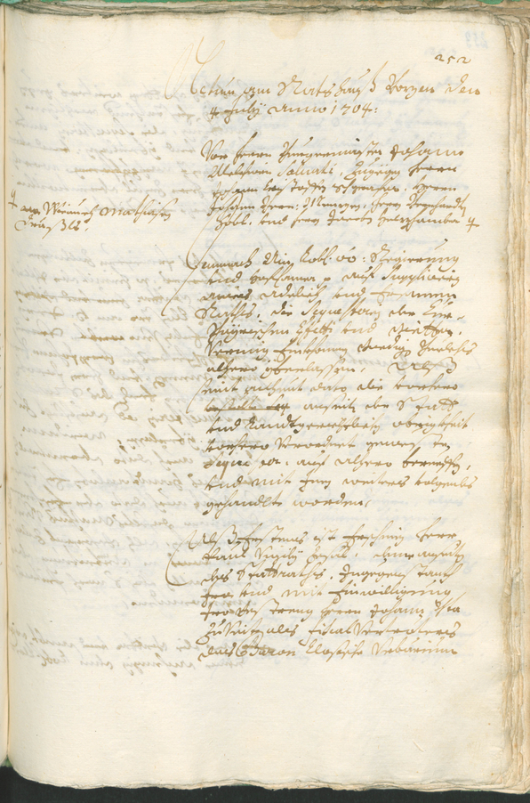 Civic Archives of Bozen-Bolzano - BOhisto Ratsprotokoll 1702/05 