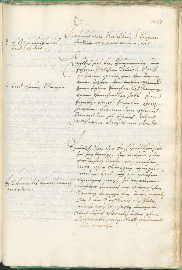 Civic Archives of Bozen-Bolzano - BOhisto Ratsprotokoll 1702/05 