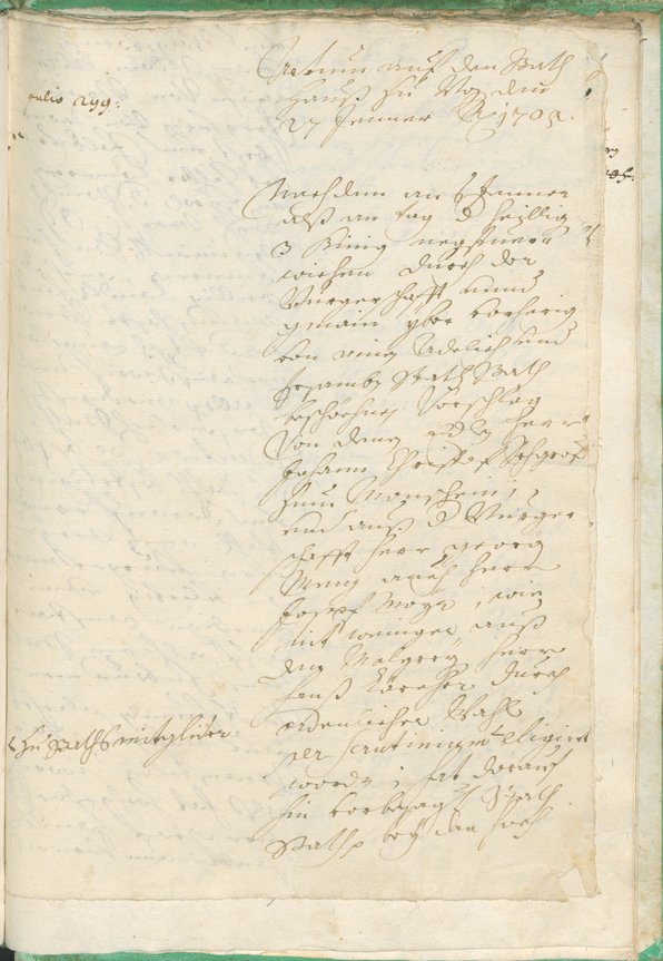 Civic Archives of Bozen-Bolzano - BOhisto Ratsprotokoll 1702/05 