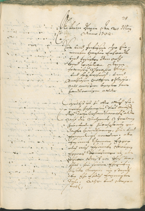 Civic Archives of Bozen-Bolzano - BOhisto Ratsprotokoll 1702/05 