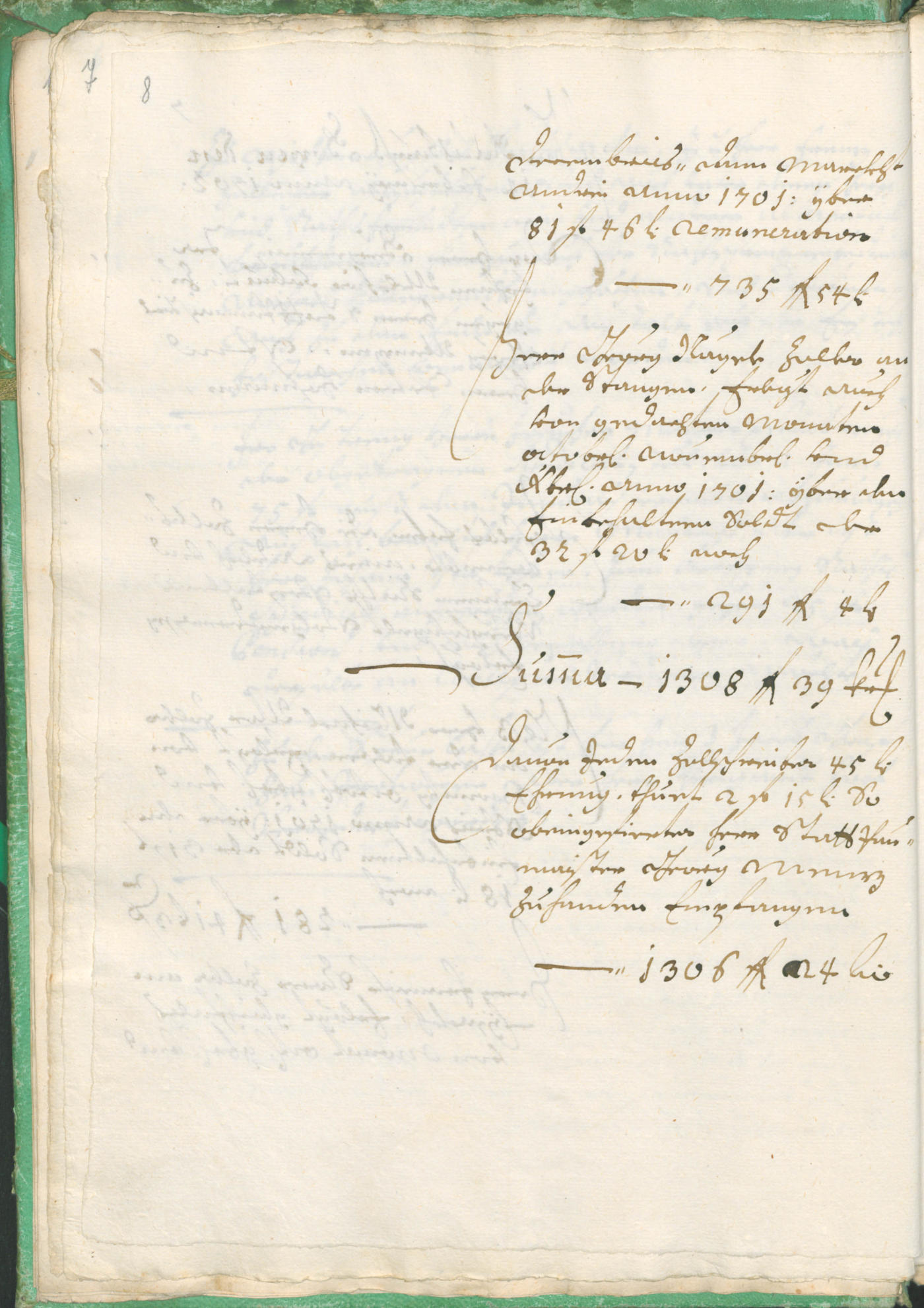 Stadtarchiv Bozen - BOhisto Ratsprotokoll 1702/05 
