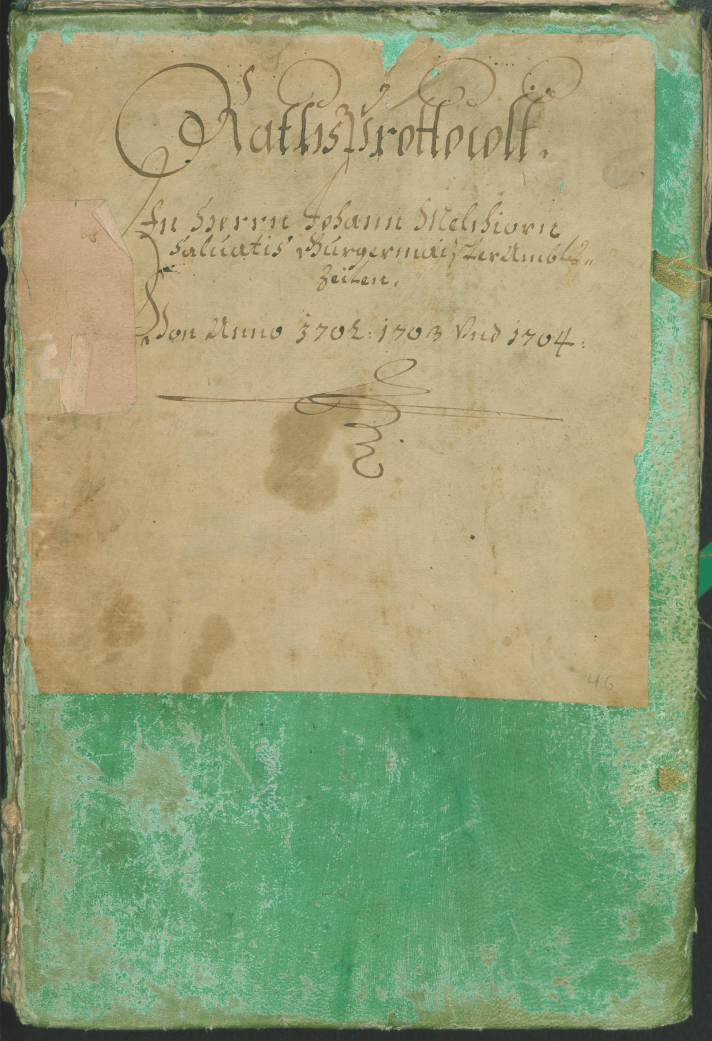 Civic Archives of Bozen-Bolzano - BOhisto Ratsprotokoll 1702/05 