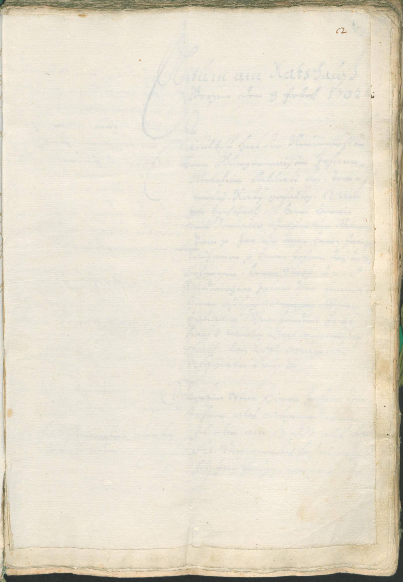 Stadtarchiv Bozen - BOhisto Ratsprotokoll 1702/05 