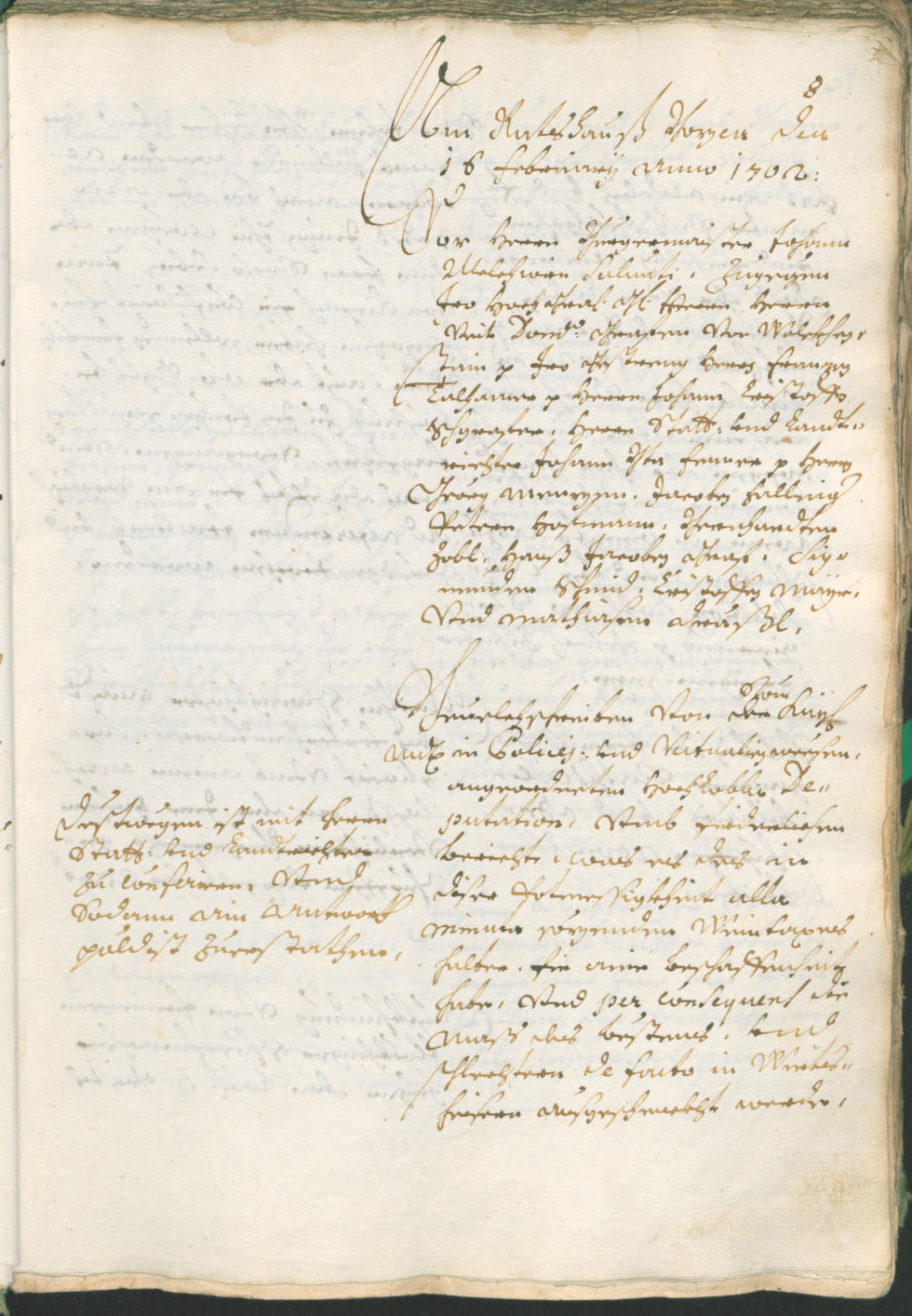 Civic Archives of Bozen-Bolzano - BOhisto Ratsprotokoll 1702/05 