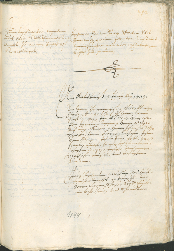 Civic Archives of Bozen-Bolzano - BOhisto Ratsprotokoll 1705/08 