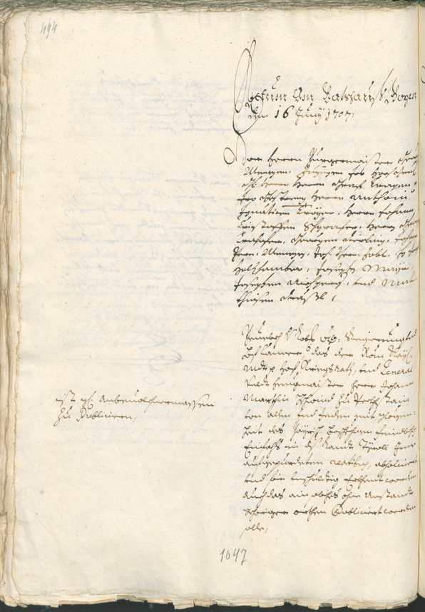 Civic Archives of Bozen-Bolzano - BOhisto Ratsprotokoll 1705/08 