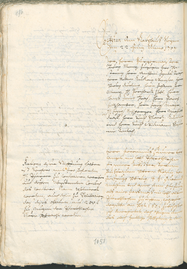 Civic Archives of Bozen-Bolzano - BOhisto Ratsprotokoll 1705/08 