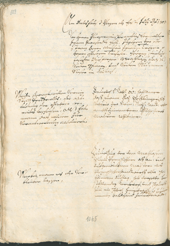 Civic Archives of Bozen-Bolzano - BOhisto Ratsprotokoll 1705/08 