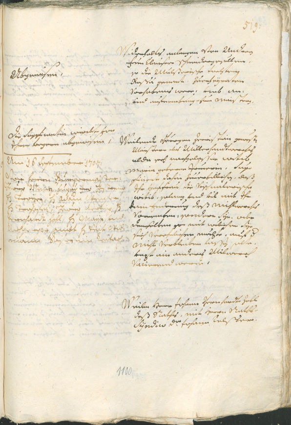 Archivio Storico della Città di Bolzano - BOhisto protocollo consiliare 1705/08 