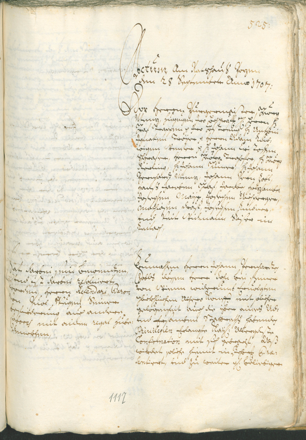 Civic Archives of Bozen-Bolzano - BOhisto Ratsprotokoll 1705/08 