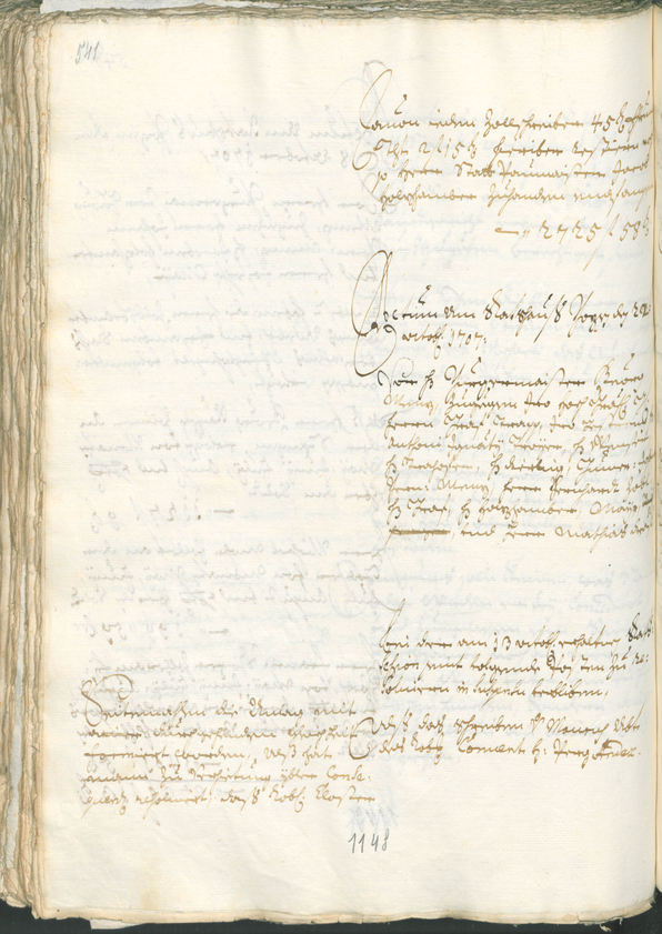 Civic Archives of Bozen-Bolzano - BOhisto Ratsprotokoll 1705/08 