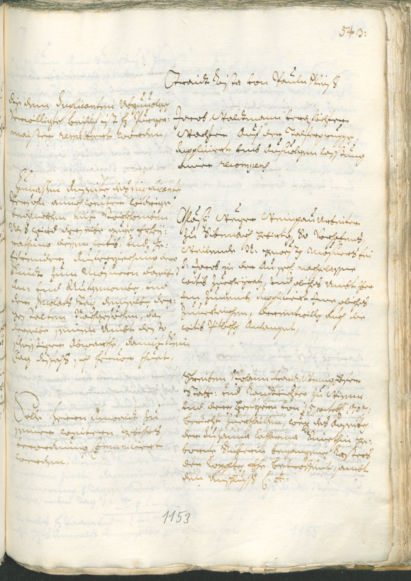 Civic Archives of Bozen-Bolzano - BOhisto Ratsprotokoll 1705/08 