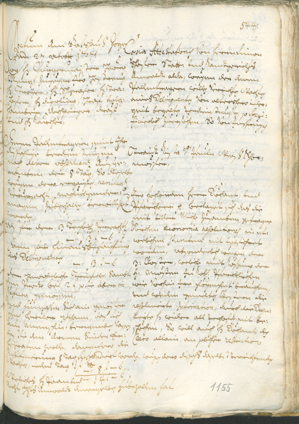 Civic Archives of Bozen-Bolzano - BOhisto Ratsprotokoll 1705/08 