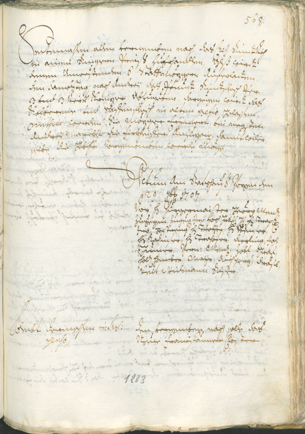 Civic Archives of Bozen-Bolzano - BOhisto Ratsprotokoll 1705/08 