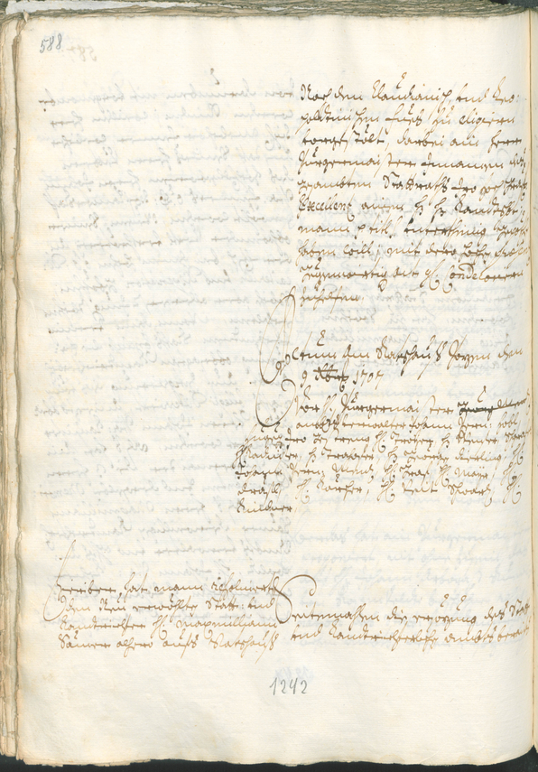 Archivio Storico della Città di Bolzano - BOhisto protocollo consiliare 1705/08 