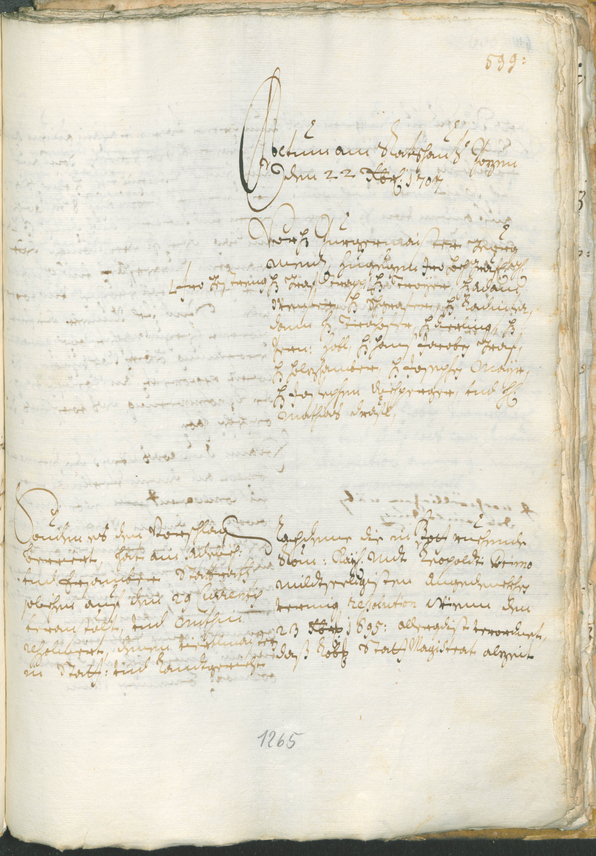 Civic Archives of Bozen-Bolzano - BOhisto Ratsprotokoll 1705/08 