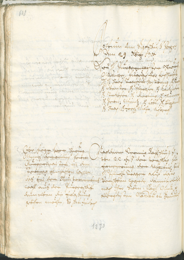 Archivio Storico della Città di Bolzano - BOhisto protocollo consiliare 1705/08 