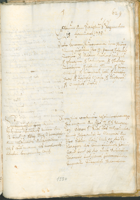 Archivio Storico della Città di Bolzano - BOhisto protocollo consiliare 1705/08 