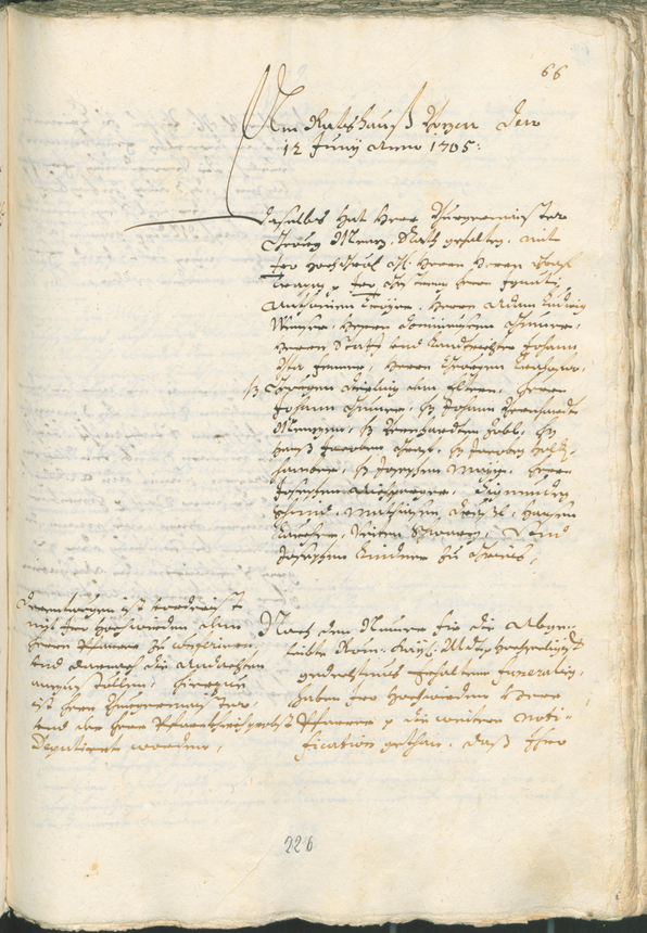 Archivio Storico della Città di Bolzano - BOhisto protocollo consiliare 1705/08 