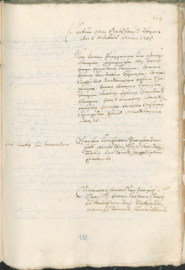 Archivio Storico della Città di Bolzano - BOhisto protocollo consiliare 1705/08 