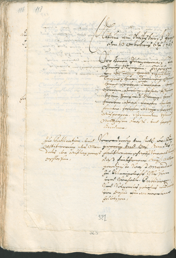 Civic Archives of Bozen-Bolzano - BOhisto Ratsprotokoll 1705/08 