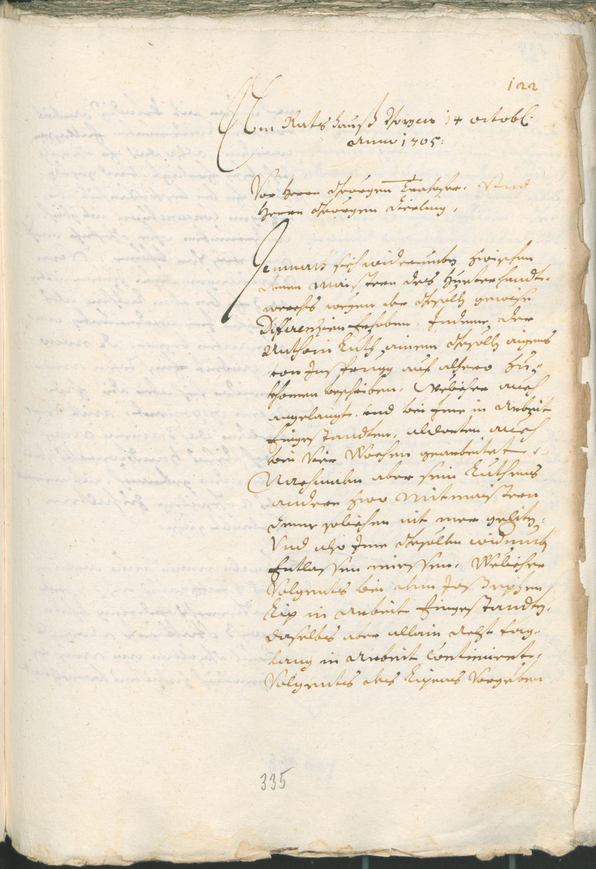 Civic Archives of Bozen-Bolzano - BOhisto Ratsprotokoll 1705/08 