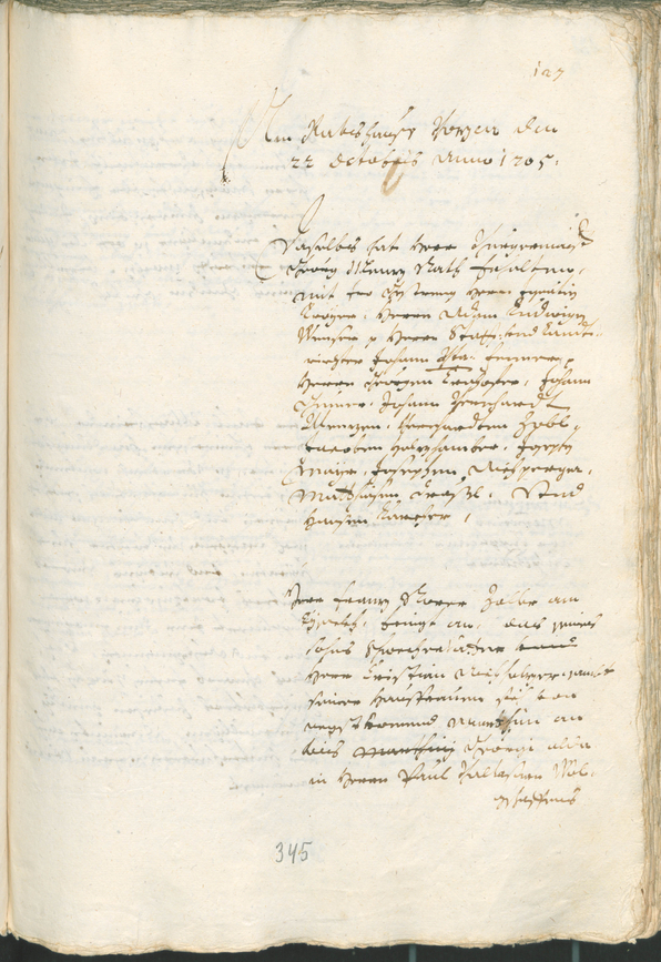 Civic Archives of Bozen-Bolzano - BOhisto Ratsprotokoll 1705/08 