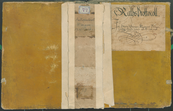 Civic Archives of Bozen-Bolzano - BOhisto Ratsprotokoll 1705/08 