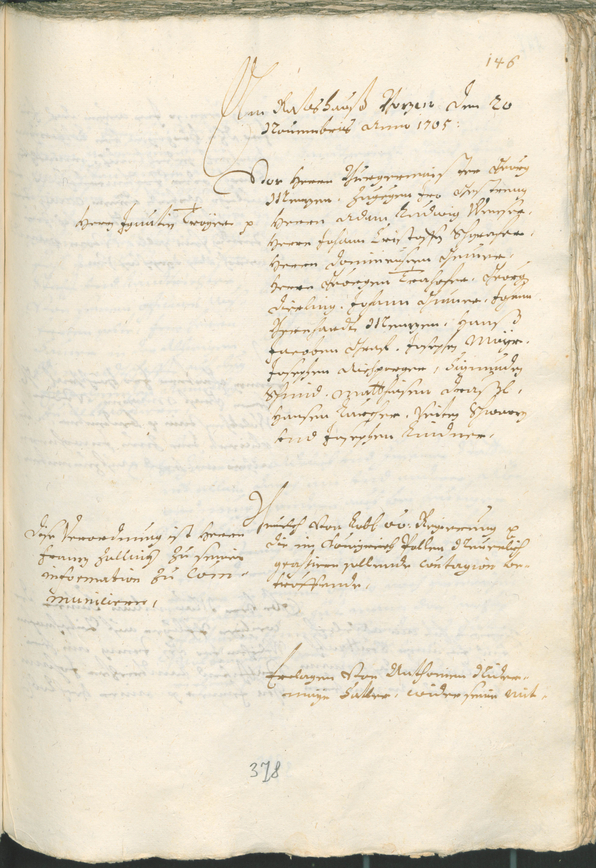 Archivio Storico della Città di Bolzano - BOhisto protocollo consiliare 1705/08 